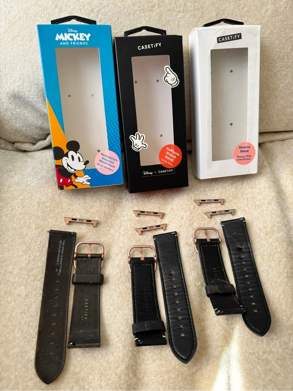 Lot of 3 CASETiFY Disney Apple Watch Bands